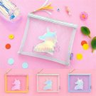 New Women Hologram Holographic Pencil Makeup Bag Laser Cosmetic Storage US