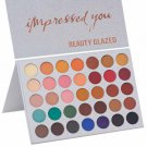 35 Colors Eyeshadow Palette and Makeup Brushes Set,Eye Shadow Pallete Waterproof