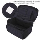 Womens Black Large Cosmetic Case Make up Bag Storage Handle Organizer Travel Kit