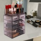 Acrylic Cosmetic Makeup Organizer Jewelry Storage Case Display 4 Large 2 Small