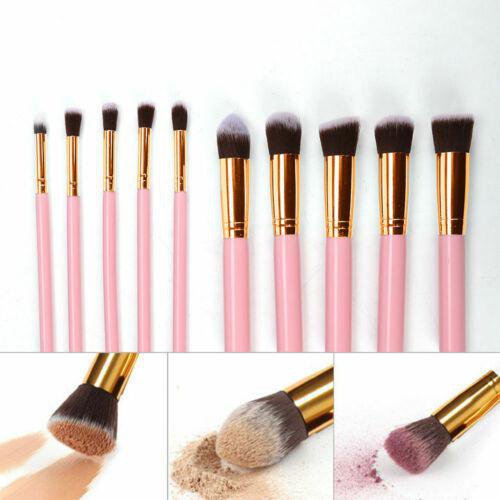 PRO Makeup Brushes Tools Soft Contour Foundation Face Lip Brushes Kabuki Pink