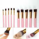 PRO Makeup Brushes Tools Soft Contour Foundation Face Lip Brushes Kabuki Pink