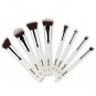8PCS Professional Foundation Eye Shadow Eyebrow Blush Makeup Brushes Set+Bag US