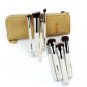 8PCS Professional Foundation Eye Shadow Eyebrow Blush Makeup Brushes Set+Bag US