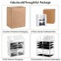 3-Layer Cosmetic Storage Box Drawer Makeup Organizer Nail Holder Desktop Case