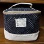 Vintage Design Cute Rustic Makeup Bag with Brush Slots