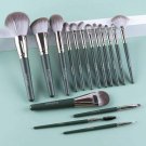 Makeup Brushes, 16Pcs Complete Premium Synthetic Makeup Brush Set with Green