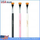 Single Wood Handle Eyebrow Flat Brush Eye Beauty Makeup Cosmetic Pens Tools