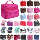 Womens Large Cosmetic Make Up Bag Vanity Case Travel Wash Organiser Storage Box