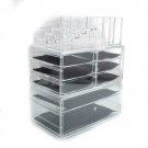 Lipstick Holder Display Clear Brush Organizer Makeup Box Storage Rack 8 Drawer