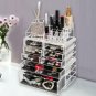 Lipstick Holder Display Clear Brush Organizer Makeup Box Storage Rack 8 Drawer