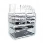 Lipstick Holder Display Clear Brush Organizer Makeup Box Storage Rack 8 Drawer