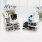 Lipstick Holder Display Clear Brush Organizer Makeup Box Storage Rack 8 Drawer