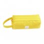 Large Capacity Double Zip Fabric Pencil Case Back To School College Make Up Bag`