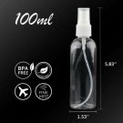 20PCS 100ml Travel Transparent Plastic Perfume Atomizer Empty Spray Bottle Reuse