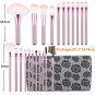 32Pcs Premium Makeup Brushes Oval Foundation Sponge Eyeshadow Brush & Luxury Bag