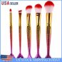 5pcs Professional Blending Makeup Comestic Brush Foundation Blusher Brushes