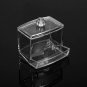 Clear Makeup Storage Cotton Swab Holder Box Cosmetic Organizer PS Plastic