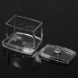 Clear Makeup Storage Cotton Swab Holder Box Cosmetic Organizer PS Plastic