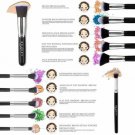 Brochas De Maquillaje Set Profesional Para Sombras L