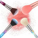 10pcs Crystal Handle Home Cosmetic Tools Makeup Brush Set Eyebrow Salon Blush