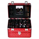 Makeup Train Case with 24 compartments Nail polish storage 1 Drawer Professional