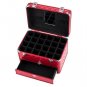 Makeup Train Case with 24 compartments Nail polish storage 1 Drawer Professional