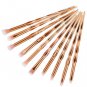 New 10Pc Makeup Brushes Set Mermaid Foundation Eyeshadow Contour Eye Lip Brush