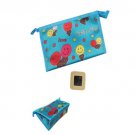 12pcs Travel Makeup Bag Pouch Cosmetic Smiley Face Print Pencil Case Party Gift