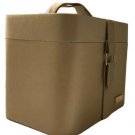 Gold Beauty Vanity Travel Case For Cosmetics Makeup Nails Hard Case With Mirror
