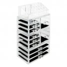 11Pcs Drawers Makeup Cosmetic Organizer Jewelry Storage Racks Display Box Clear
