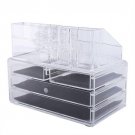 Cosmetic Makeup Case Lipstick Jewelry Brush Holder Storage Organizer 4 Drawer US