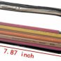2x Transparent Pen Zipper Bag Clear Pencil Case PVC Makeup Pouch Travel Bag US