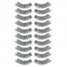 40 Pair Eyelashes 3D Mink Lashes Natural Cross False Eyelash Extensions Bushy