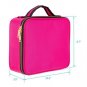 Travel Makeup Bag Portable Train Cosmetic Case Organizer Adjustable Dividers