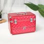 Lockable Nail Makeup Tool Organizer Box Portable Nail Polish Storage Train Case