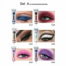 Pigment 6Colors Matte Eyeshadow Liquid Nude Eye Shadow Waterproof Makeup Palette