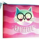 "Cattitude" Cat Cosmetic Travel Bag - NEW