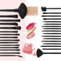 32 Pcs Black Make Up Brush Blush Foundation Brush Set with Case Bag Fashion Use