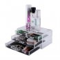 SF-1005-2 Cosmetics Storage Rack 2 Small And 2 Larger Transparent Drawers BR