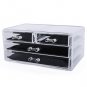 SF-1005-2 Cosmetics Storage Rack 2 Small And 2 Larger Transparent Drawers BR