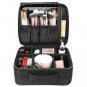 Professional Cosmetic Case Makeup Handle Bag Organizer Travel Storage Kit Black