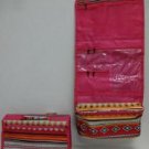 Cosmetic  Luggage AZTEC  Hanging Makeup  Bag Roll Up Travel Organizer Case