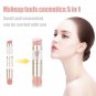 Foundation Eyebrow Lip Eyeshadow Brushes Loose Paint Travel Size Maquiagem Kit J