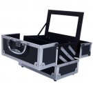 Aluminum Makeup Train Case w/Handle Jewelry Box Cosmetic Organizer Storage US