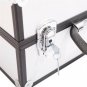 Aluminum Makeup Train Case w/Handle Jewelry Box Cosmetic Organizer Storage US