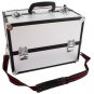 Aluminum Makeup Train Case w/Handle Jewelry Box Cosmetic Organizer Storage US