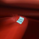 Woman Makeup Cosmetic Clutch Case Pouch Bag Red Scallop Medium