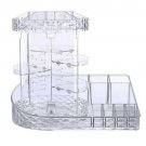 16" Makeup Cosmetic Rack Holder 360 Degree Rotating Organizer Storage Box Case