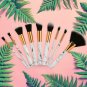 9pcs/Set Pro Marble Pattern Makeup Brushes Foundation Beauty Cosmetic Tools